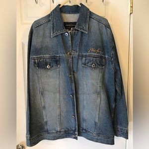 (Vintage) Phat Farm Men’s denim Jacket - XL - Blue denim